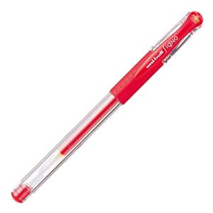 （まとめ） 三菱鉛筆 ゲルインクボールペン ユニボール シグノ 極細 0.38mm 赤 UM151.15 1本 【×40セット】 - 拡大画像