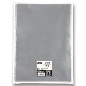 (まとめ) TANOSEE OPP袋 フラット 角2 240×332m 1パック(100枚) 【×5セット】 商品画像