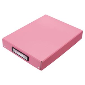 （まとめ） TANOSEE デスクトレー A4 ピンク 1個 【×10セット】 - 拡大画像