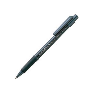 （まとめ） TANOSEE ノック式油性ボールペン 0.7mm 黒 業務用パック 1箱（10本） 【×10セット】 - 拡大画像