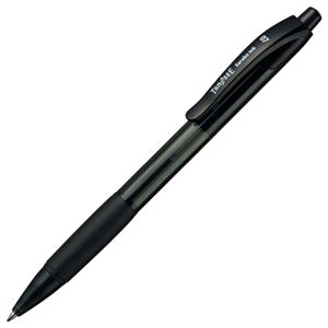 （まとめ） TANOSEE ノック式油性ボールペン（なめらかインク） 0.7mm 黒 1本 【×60セット】 - 拡大画像