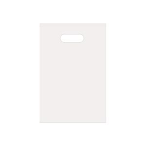 （まとめ） TANOSEE ポリエチレン手提げ袋 小判抜き ソフトタイプ S ヨコ200×タテ300×厚さ0.04mm ホワイト 1パック（50枚） 【×15セット】 - 拡大画像