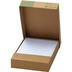 （まとめ） TANOSEE マルチプリンター帳票（FSC森林認証紙） A4白紙 2穴 1箱（500枚） 【×2セット】
