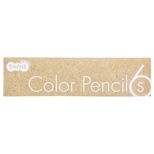(まとめ) TANOSEE 色鉛筆 6色(各色1本) 1セット 【×15セット】 商品写真