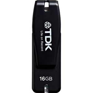 （まとめ） TDK Nano Drive 16GB ブラック UFD16GE-NPBK-T 1個 【×2セット】 - 拡大画像