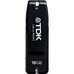 （まとめ） TDK Nano Drive 16GB ブラック UFD16GE-NPBK-T 1個 【×2セット】