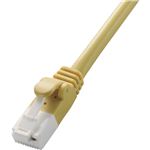 （まとめ） エレコム Cat5e対応ツメ折れ防止LANケーブル イエロー 10m LD-CTT／Y10／RS 1本 【×5セット】