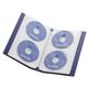 （まとめ） エレコム DVD／CD用ディスクファイル 72枚収納 ブルー CCD-FS72BU 1個 【×5セット】 - 縮小画像2