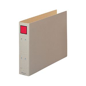 （まとめ） キングジム 保存ファイル B4ヨコ 500枚収容 背幅65mm ピクト赤 4395E 1冊 【×10セット】 - 拡大画像