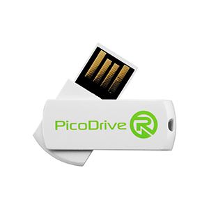 （まとめ） グリーンハウス USBメモリー ピコドライブ R 4GB GH-UFD4GRM 1個 【×5セット】 - 拡大画像