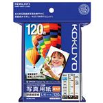 （まとめ） コクヨ インクジェットプリンター用 写真用紙 印画紙原紙 高光沢 L判 KJ-D12L-120 1冊（120枚） 【×4セット】