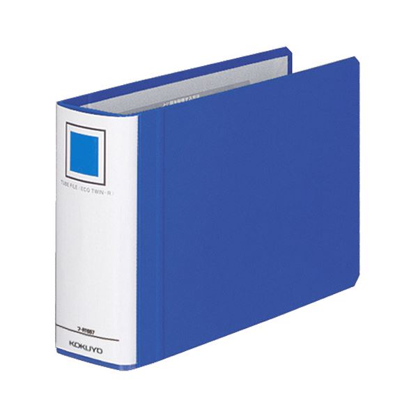 (まとめ) コクヨ チューブファイル(エコツインR) A5ヨコ 500枚収容 背幅65mm 青 フ-RT657B 1冊 (×5セット) b04