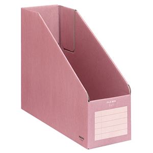 （まとめ） コクヨ ファイルボックスE＆S A4フリー型 背幅102mm ピンク フ-E455P 1冊 【×20セット】 - 拡大画像