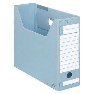 （まとめ） コクヨ ファイルボックス-FS（Dタイプ） A4ヨコ 背幅102mm 青 A4-LFD-B 1セット（5冊） 【×4セット】 - 拡大画像