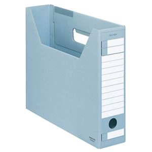 （まとめ） コクヨ ファイルボックス-FS（Dタイプ） A4ヨコ 背幅75mm 青 A4-SFD-B 1セット（5冊） 【×4セット】 - 拡大画像