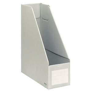 （まとめ） コクヨ ファイルボックスS A4タテ 背幅102mm グレー フ-E450M 1冊 【×20セット】 - 拡大画像