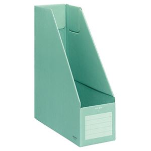 （まとめ） コクヨ ファイルボックスS A4タテ 背幅102mm 緑 フ-E450G 1冊 【×20セット】 - 拡大画像