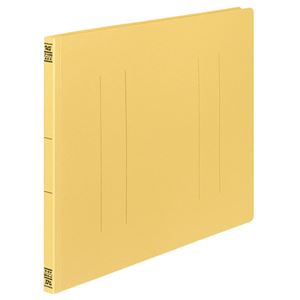 （まとめ） コクヨ フラットファイルV（樹脂製とじ具） A3ヨコ 150枚収容 背幅18mm 黄 フ-V48Y 1パック（10冊） 【×3セット】 - 拡大画像