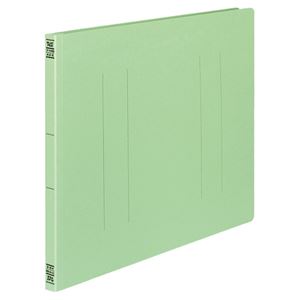 （まとめ） コクヨ フラットファイルV（樹脂製とじ具） A3ヨコ 150枚収容 背幅18mm 緑 フ-V48G 1パック（10冊） 【×3セット】 - 拡大画像