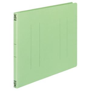 （まとめ） コクヨ フラットファイルV（樹脂製とじ具） B4ヨコ 150枚収容 背幅18mm 緑 フ-V19G 1パック（10冊） 【×5セット】 - 拡大画像