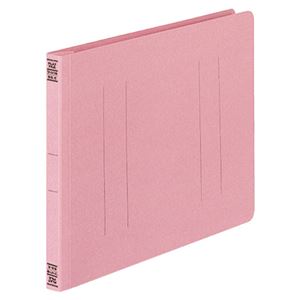 （まとめ） コクヨ フラットファイルV（樹脂製とじ具） B5ヨコ 150枚収容 背幅18mm ピンク フ-V16P 1パック（10冊） 【×5セット】 - 拡大画像