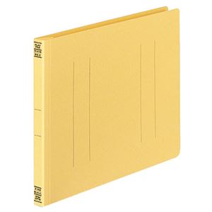 （まとめ） コクヨ フラットファイルV（樹脂製とじ具） B5ヨコ 150枚収容 背幅18mm 黄 フ-V16Y 1パック（10冊） 【×5セット】 - 拡大画像