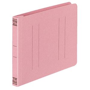 （まとめ） コクヨ フラットファイルV（樹脂製とじ具） B6ヨコ 150枚収容 背幅18mm ピンク フ-V18P 1パック（10冊） 【×5セット】 - 拡大画像