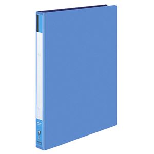 （まとめ） コクヨ リングファイル 色厚板紙表紙 A4タテ 2穴 170枚収容 背幅30mm 青 フ-420NB 1冊 【×10セット】 - 拡大画像