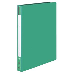 （まとめ） コクヨ リングファイル 色厚板紙表紙 A4タテ 2穴 170枚収容 背幅30mm 緑 フ-420NG 1冊 【×10セット】 - 拡大画像