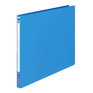 （まとめ） コクヨ レターファイル（色厚板紙） A3ヨコ 120枚収容 背幅20mm 青 フ-558B 1冊 【×10セット】 - 拡大画像