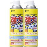 （まとめ） サンワサプライ エアダスター 400ml CD-29SETN 1セット（2本） 【×3セット】