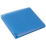 （まとめ） サンワサプライ ファイル型CDケース 12枚収納 ブルー FCD-1211BL 1個 【×20セット】
