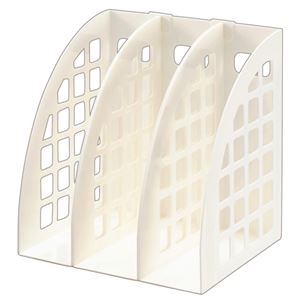 (まとめ) スガタ ファイルボックス A4 ホワイト FBXWH 1セット(3個) 【×5セット】 商品画像