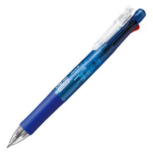 （まとめ） ゼブラ 多機能ペン クリップ-オン マルチ （軸色 青） B4SA1-BL 1本 【×10セット】 - 拡大画像