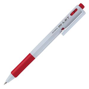 （まとめ） ゼブラ 油性ボールペン インレット・ホワイト 0.7mm 赤 BN15-R 1本 【×80セット】 - 拡大画像