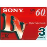 （まとめ） ソニー ミニDVカセット 標準60分 3DVM60R3 1パック（3巻） 【×3セット】