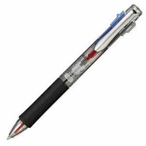 （まとめ） トンボ鉛筆 3色油性ボールペン リポータースマート3 0.7mm （軸色 透明） BC-TRL20 1本 【×20セット】 - 拡大画像