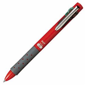 （まとめ） トンボ鉛筆 4色油性ボールペン リポータースマート4 0.7mm （軸色 レッド） BC-FRL31 1本 【×15セット】 - 拡大画像