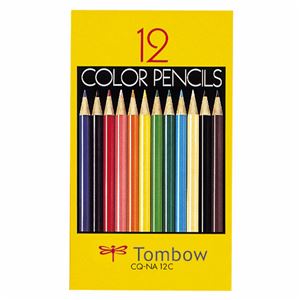 （まとめ） トンボ鉛筆 色鉛筆 紙箱 12色（各色1本） CQ-NA12C 1箱 【×5セット】 - 拡大画像