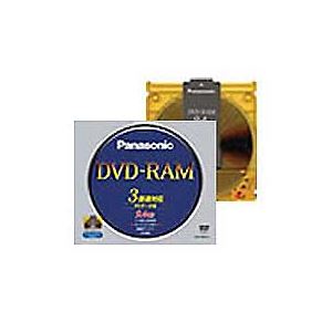（まとめ） パナソニック データ用DVD-RAM（カートリッジタイプ） TYPE4 9.4GB 2-3倍速 LM-HB94L(1枚) 【×5セット】 - 拡大画像