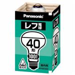 （まとめ） パナソニック レフ電球 屋内用 40W形 E26口金 ホワイト RF100V36W/D(1個) 【×10セット】