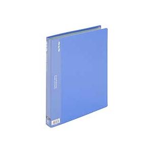 (まとめ) ビュートン クリヤーブック(クリアブック) A4タテ 40ポケット 背幅26mm ブルー BCB-A4-40B 1冊 (×10セット) b04