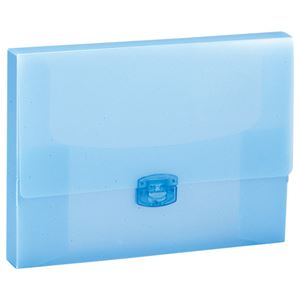 （まとめ） ビュートン スマートキャリアボックス A4 350枚収容 背幅40mm ブルー SBX-A4-CB 1個 【×10セット】 - 拡大画像