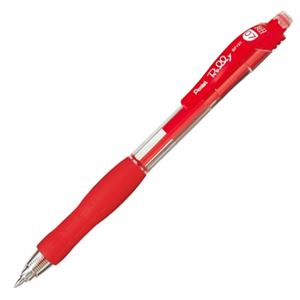 （まとめ） ぺんてる ローリー 油性顔料ボールペン 0.7mm 赤 BP127-B 1本 【×60セット】 - 拡大画像
