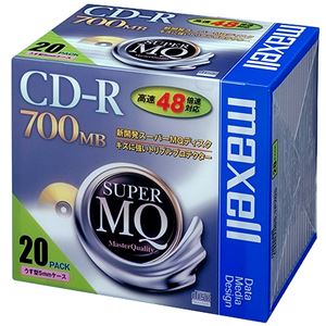（まとめ） マクセル データ用CD-R 700MB 2-48倍速 ゴールド 5mmスリムケース CDR700S.1P20S 1パック（20枚） 【×3セット】