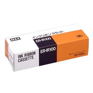 (まとめ) マックス タイムレコーダ用インクリボン ER-IR100 黒 ER90208 1個 【×4セット】 商品画像
