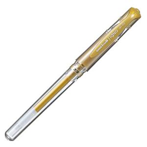 （まとめ） 三菱鉛筆 ゲルインクボールペン ユニボール シグノ 太字 1.0mm 金 UM153.25 1本 【×40セット】 - 拡大画像