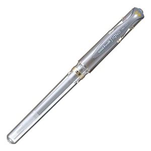 （まとめ） 三菱鉛筆 ゲルインクボールペン ユニボール シグノ 太字 1.0mm 銀 UM153.26 1本 【×40セット】 - 拡大画像