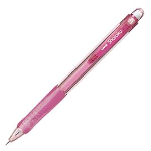 （まとめ） 三菱鉛筆 シャープ SHARPペンシル VERYシャ楽 0.5mm （軸色 透明ピンク） M5100T.13 1本 【×60セット】 - 拡大画像
