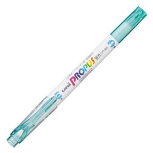 （まとめ） 三菱鉛筆 蛍光ペン プロパス・ウインドウ ソフトカラー アクア PUS102T.32 1本 【×60セット】 - 拡大画像
